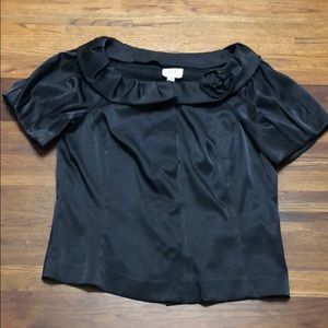 ECI New York Dressy Black S/S Top / Jacket